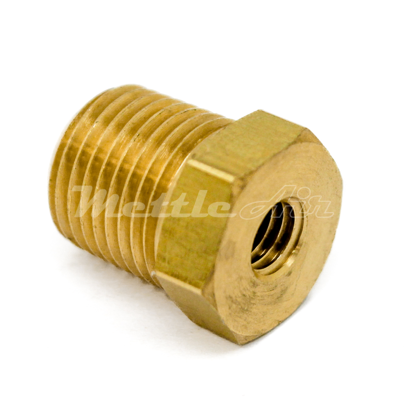 Brass Bushing 1/8" NPT Male - 10-32 UNF Female