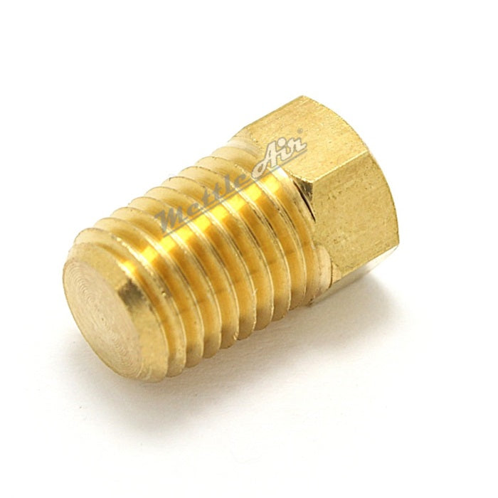 Brass Hex Head Pipe Solid Plug 1/16" NPT Male