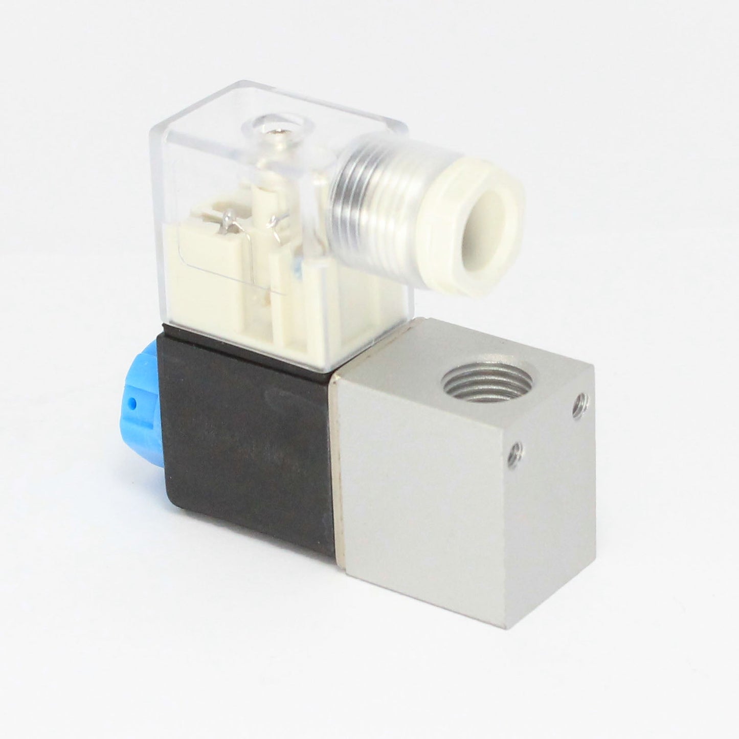 2 Way Valve 1/8" NPT DIN Connector DC 24V