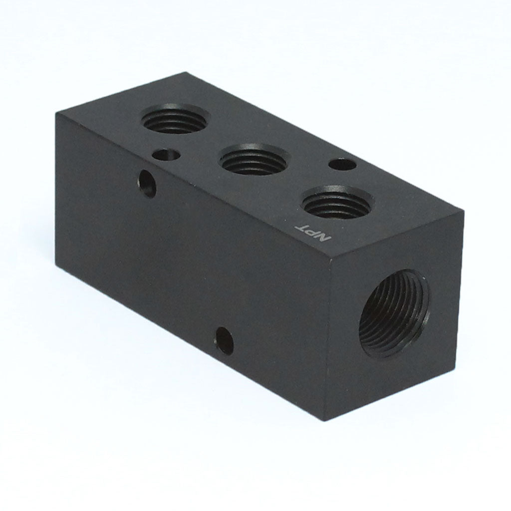 Manifold 2 x 1/2" NPT IN - 3 x 3/8" NPT Out