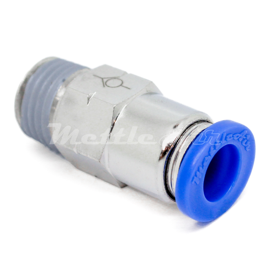 Push to Connect Check Valve Male 8 mm OD - 1/8" NPT Male