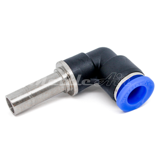 Push to Connect Plug-In Elbow 3/8" OD - 3/8" OD
