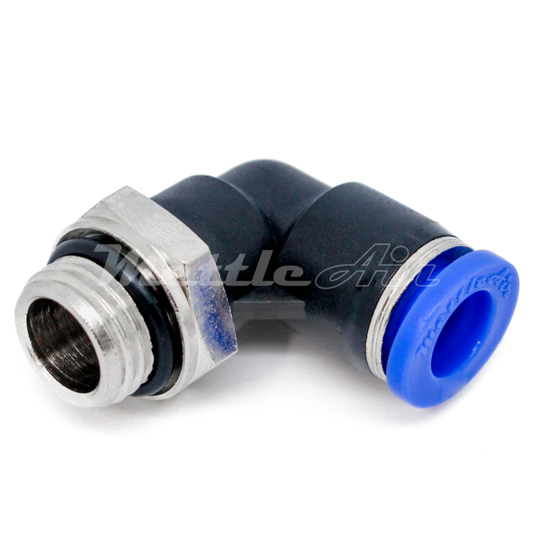 Push to Connect 90 Elbow Fitting 6 mm OD - 1/8" BSPP (G) Male
