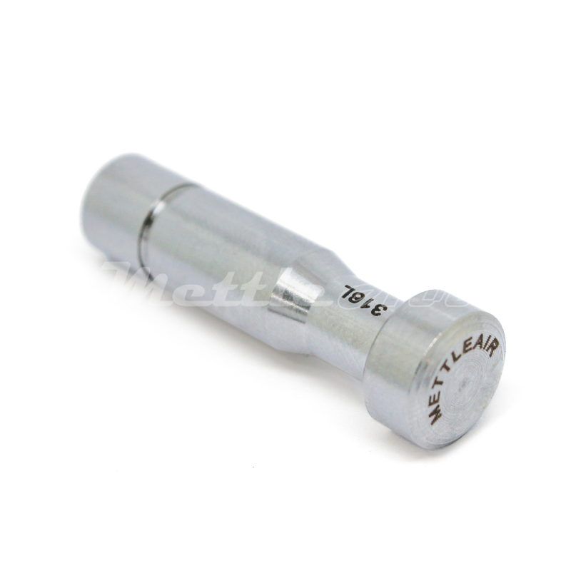 Raccord de tube à pousser en acier inoxydable 316L, diamètre extérieur 1/2"