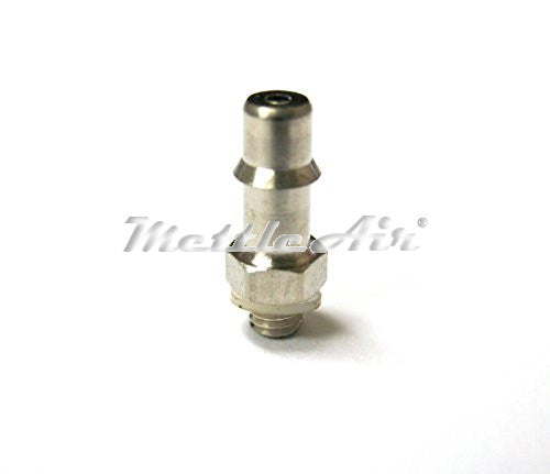 Raccord cannelé droit mâle en laiton de 3/16 po (diamètre intérieur) - Raccord cannelé mâle NPT de 1/16 po (diamètre intérieur) nickelé, conception à cannelure simple