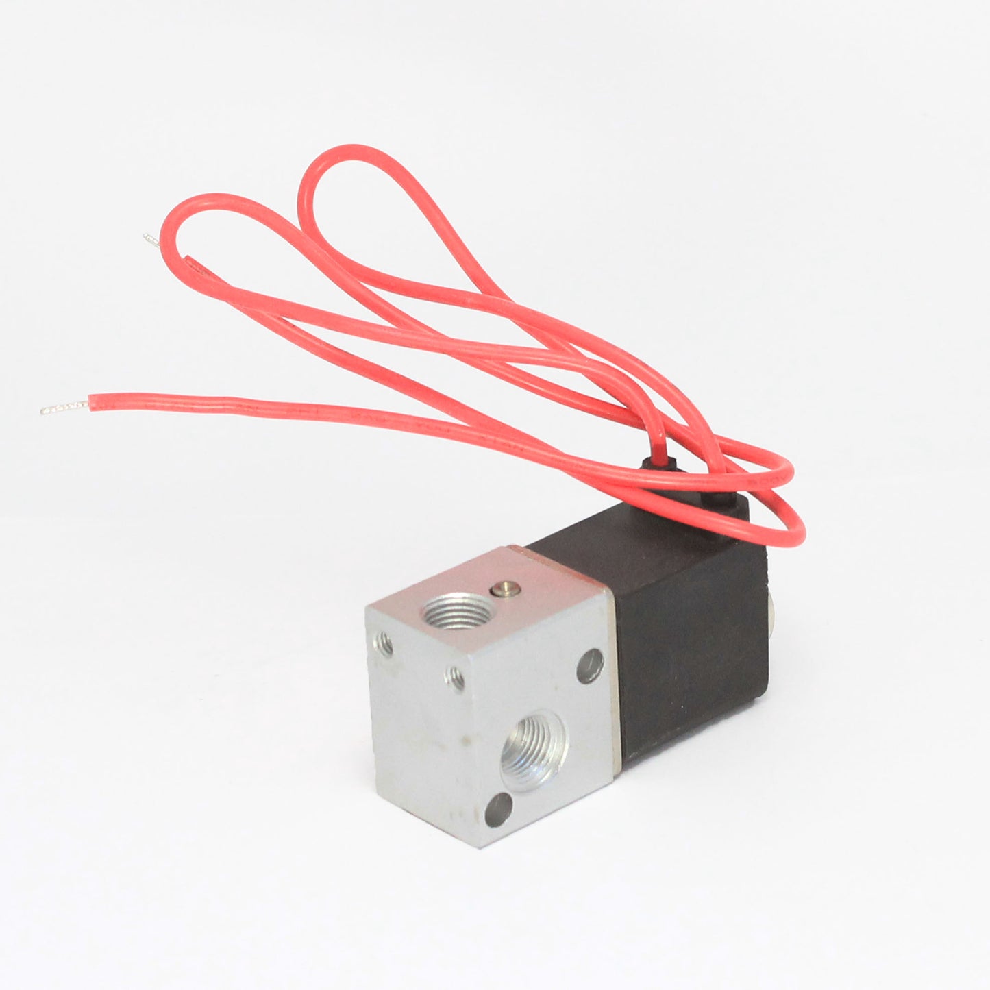Vanne à action directe 3 voies, fils NPT 1/8", 220 V CA