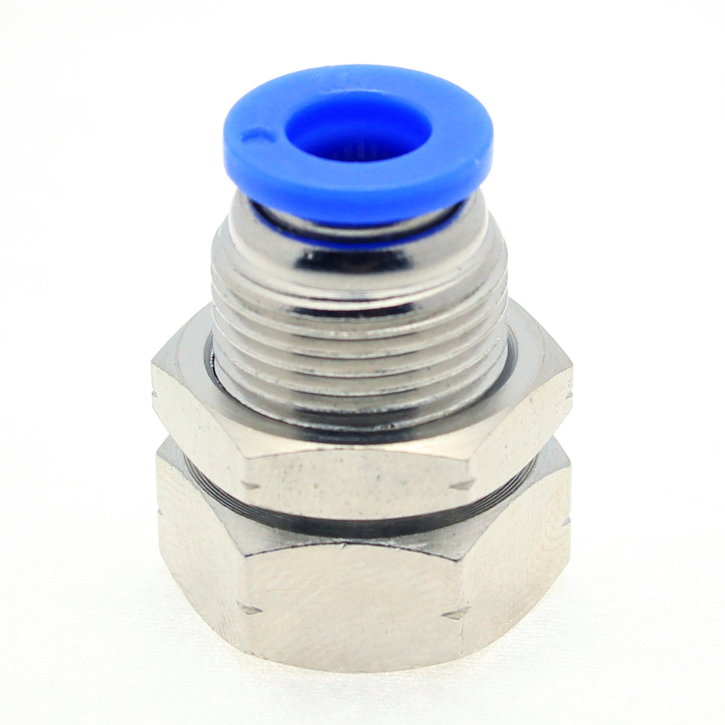 Raccord femelle droit à pousser pour connecter, diamètre extérieur 1/8" - femelle 10-32 UNF