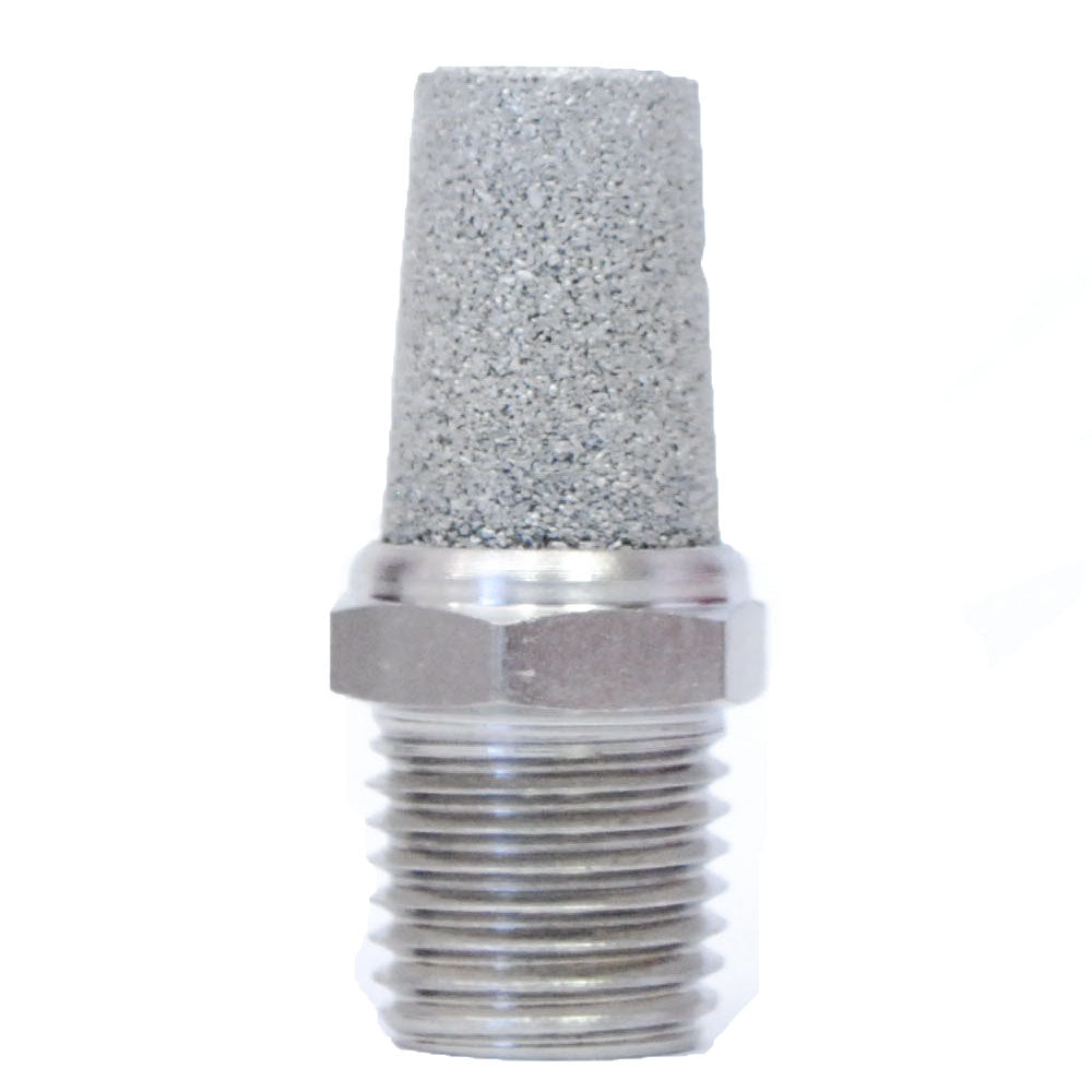 Silencieux conique en acier inoxydable 3/8" NPT