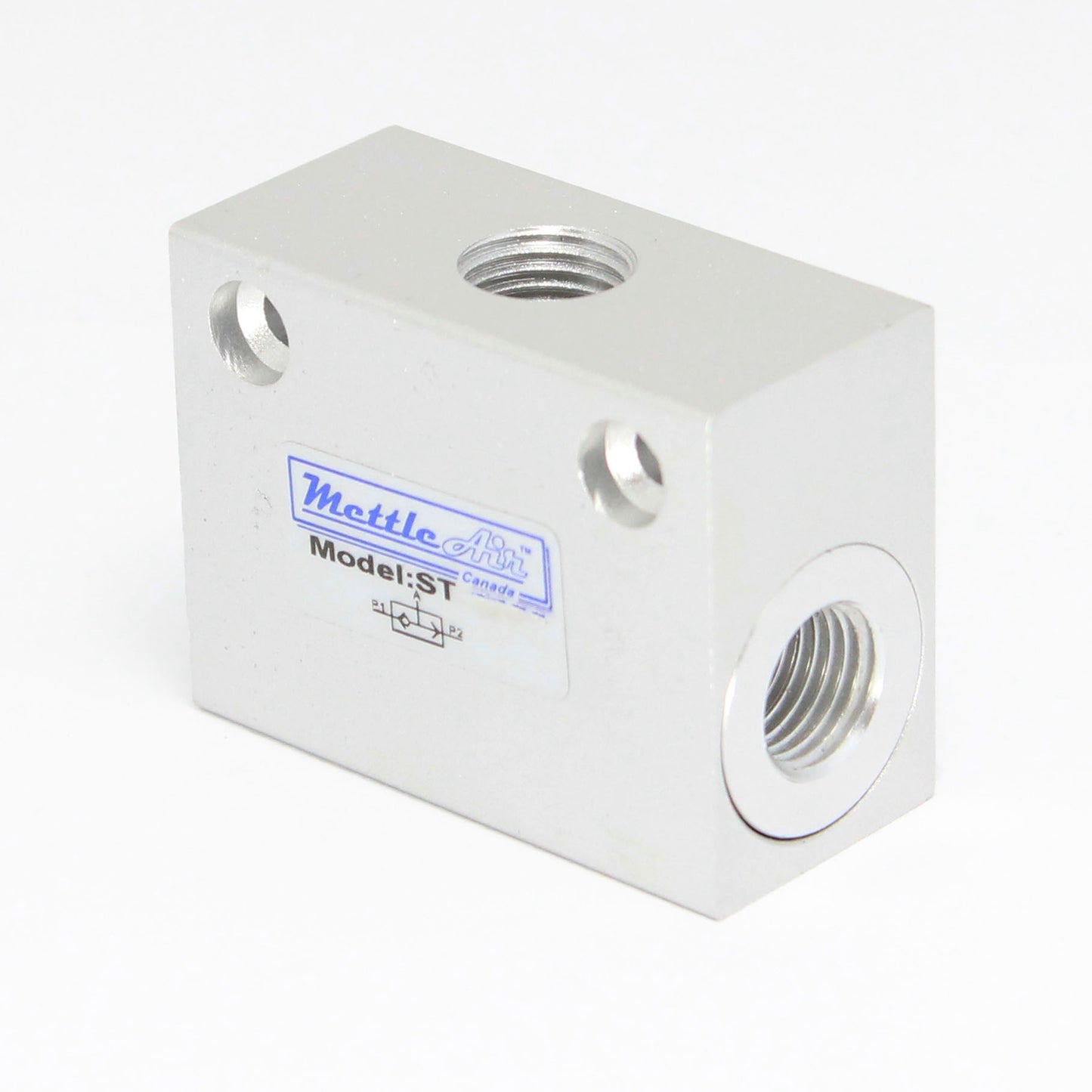 Vanne navette en aluminium 3/8" NPT
