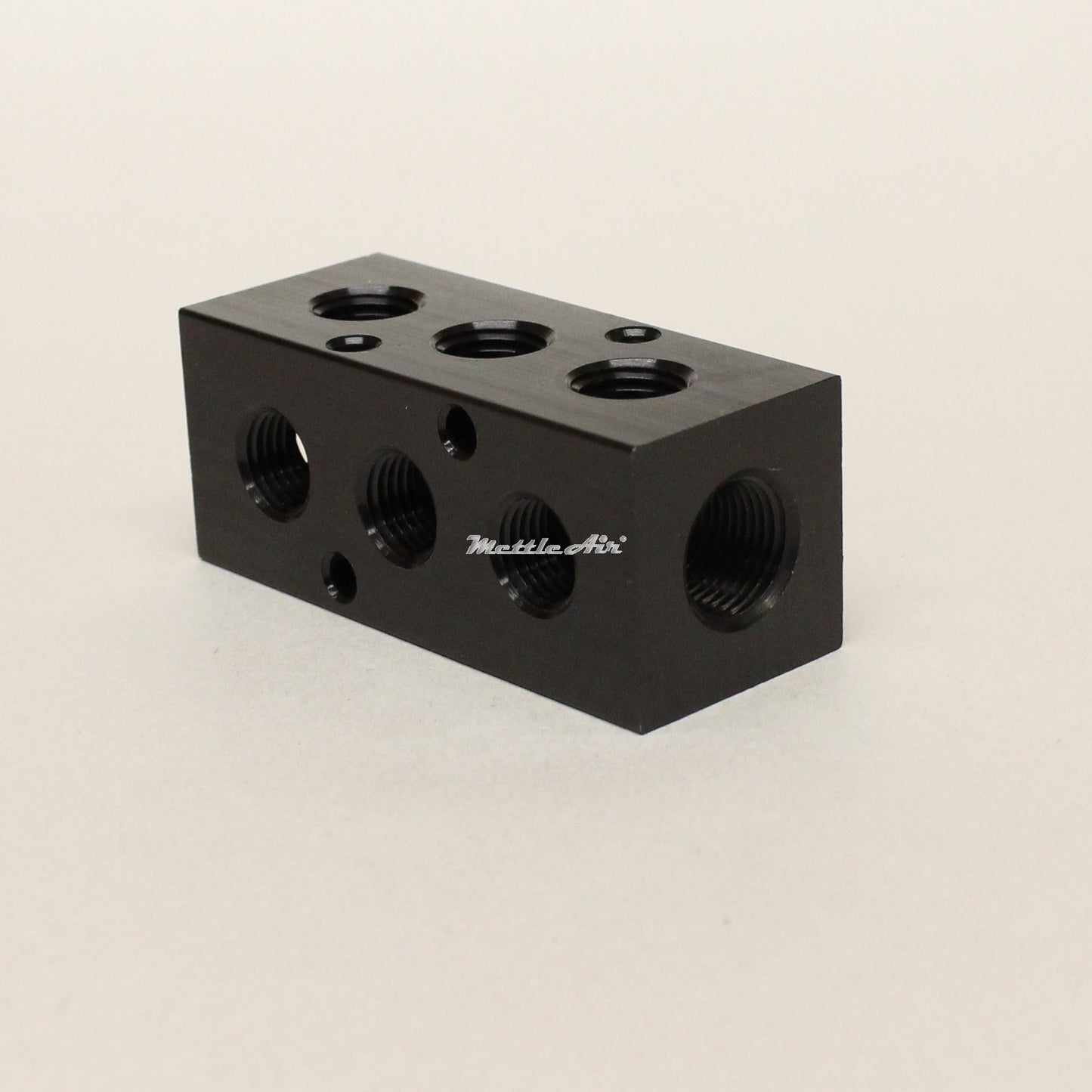 Distribution Manifold 2 x 3/8" NPT IN - 6 x 1/4" NPT Out 3 Station 90 Degree Junction