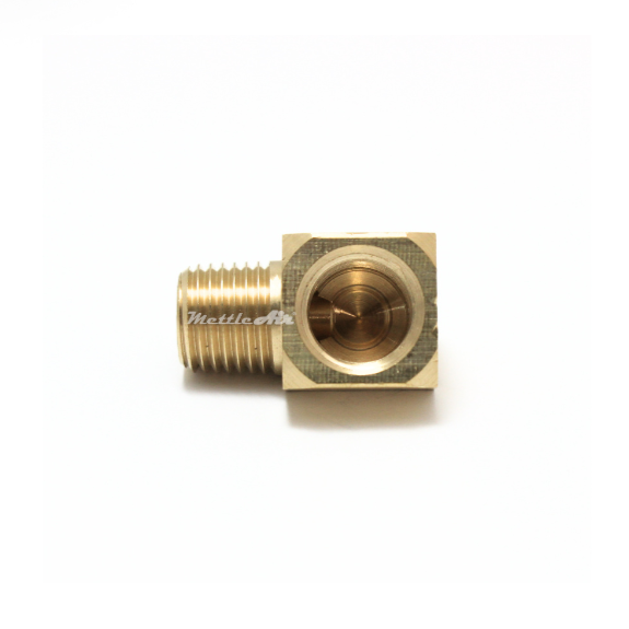 Brass 90° Street Elbow 1/8" NPT Female - 1/8" NPT Male