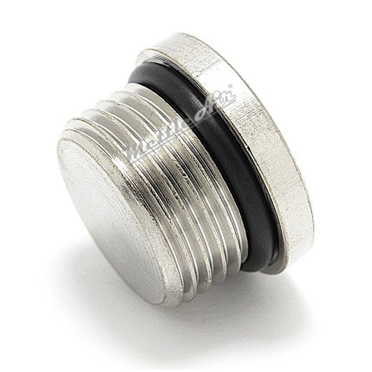 British Parallel Thread Brass Internal Hex Pipe Plug 3/8" BSPP (G)