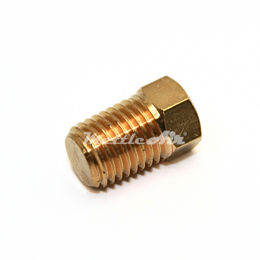 Brass Hex Head Pipe Solid Plug 1/16" NPT Male