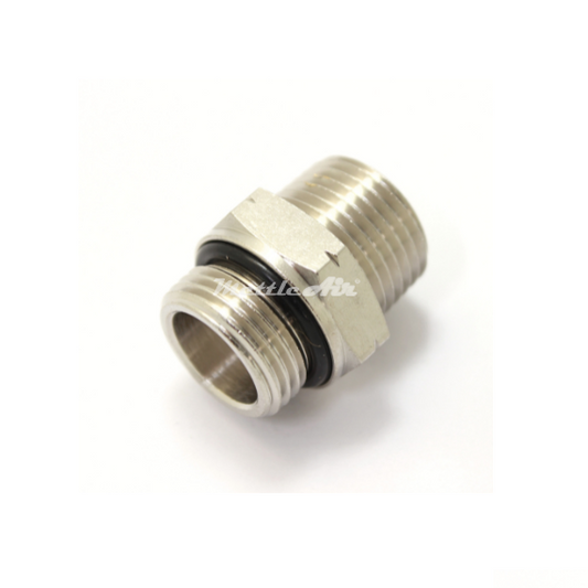 British Parallel Thread Brass Hex Pipe Nipple 1/4" BSPP (G)  - 1/8" BSPP (G) Male REDUCER