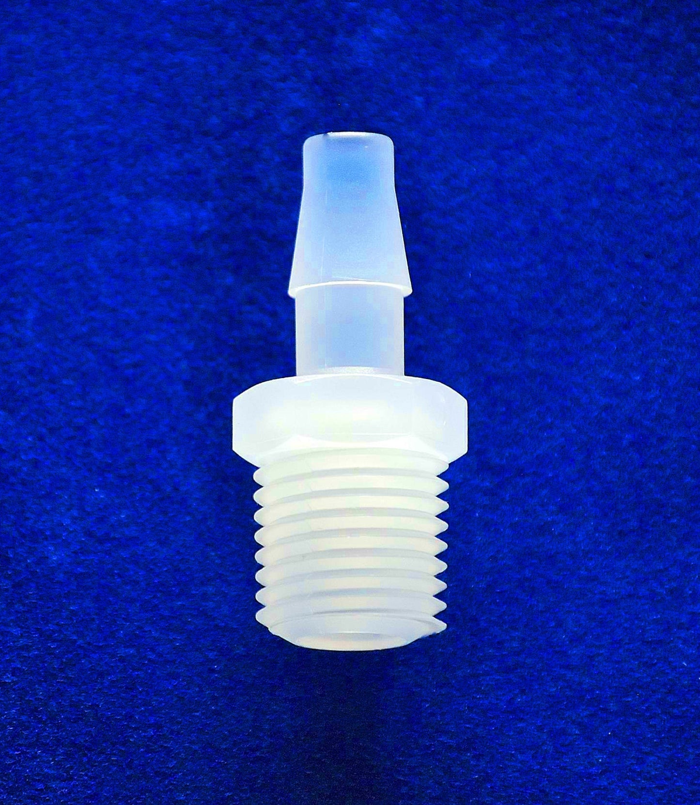 Polypropylene Plastic 3/8" Hose ID, 1/8" NPT Male Single Barb Hose/Tubing Fitting Connector