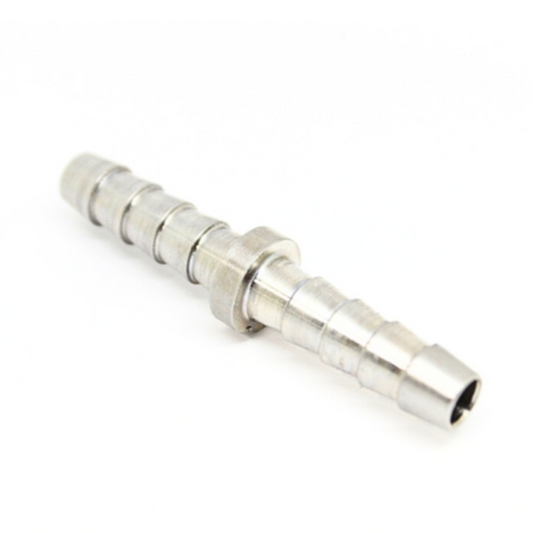 Stainless Steel 316L 1/4" Hose ID Barb Splicer