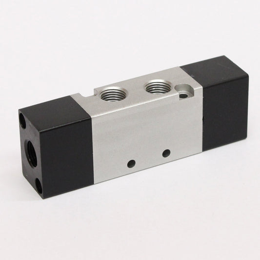 5 Ports 4 Way 2 Position Double Air Piloted Valve 1/8" NPT