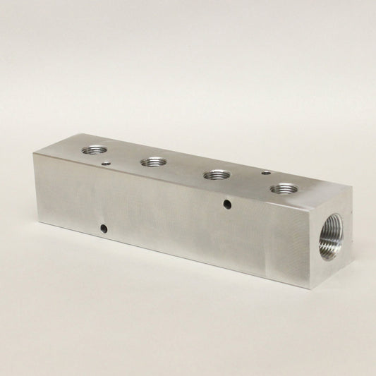 Manifold 2 x 1" NPT IN - 4 x 1/2" NPT Out (2.25"Center to Centre)