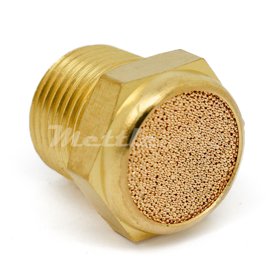 Sintered Bronze Breather Vent 1/8" NPT