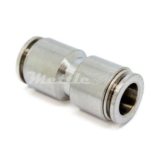 Nickel-Plated Brass PTC Straight Union Fitting 12 mm OD