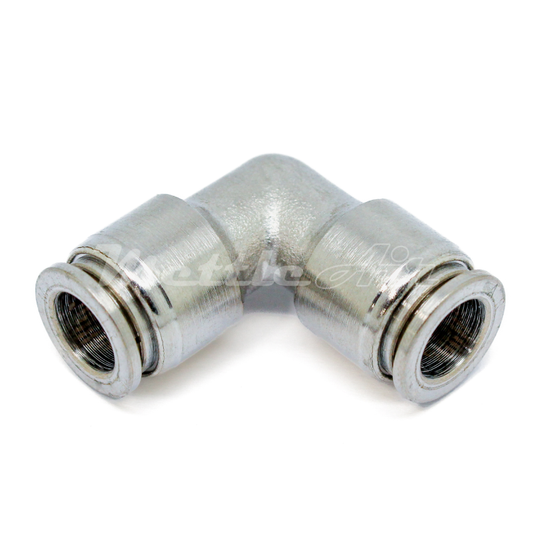 Nickel-Plated Brass Elbow Union PTC Fitting 5/32" OD - 5/32" OD