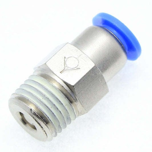 Push to Connect Check Valve Male 8 mm OD - 1/4" NPT Male