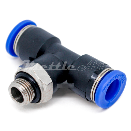 Push to Connect Branch Tee 8 mm OD - 3/8" BSPP (G) Male