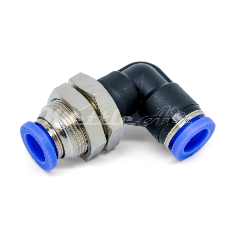 Raccord union coudé à 90° Push to Connect, diamètre extérieur 5/16" - diamètre extérieur 5/16"