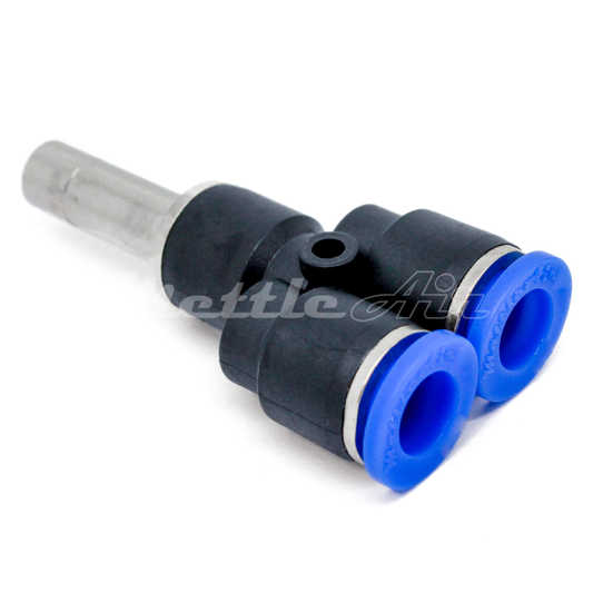 Push to Connect Plug-In Y Fitting 12 mm OD