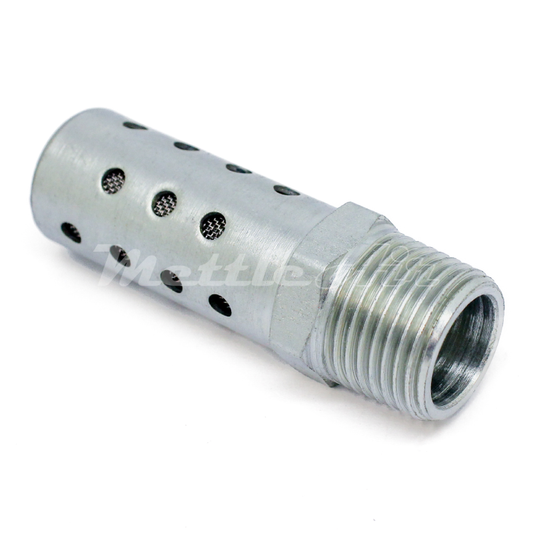 Zinc-Plated Steel High Flow Silencer 1/8" NPT