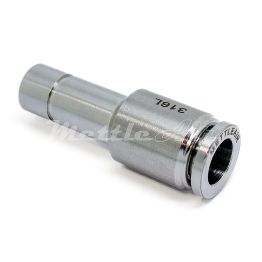 Stainless Steel 316L PTC Plug-In REDUCER 3/8" - 1/4" OD