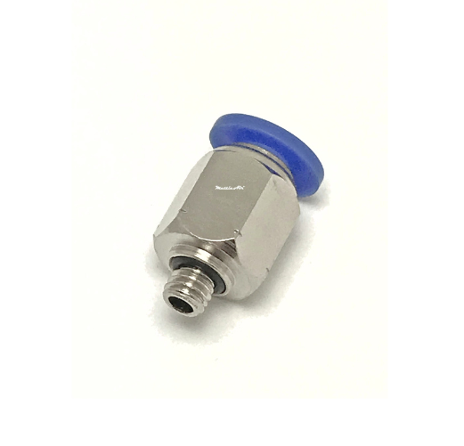 Composite PTC Straight Fitting 1/8" OD - 10-32 UNF Male