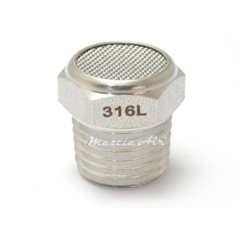 SS316L Filter Wire Mesh 110 microns / Vent Protector 3/8" NPT