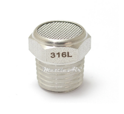 SS316L Filter Wire Mesh 110 microns / Vent Protector 1/2" BSPT (R)