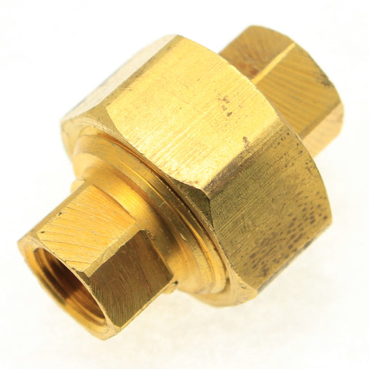 Brass 3 Piece Union Coupling 1" NPT Female - 1" NPT Female