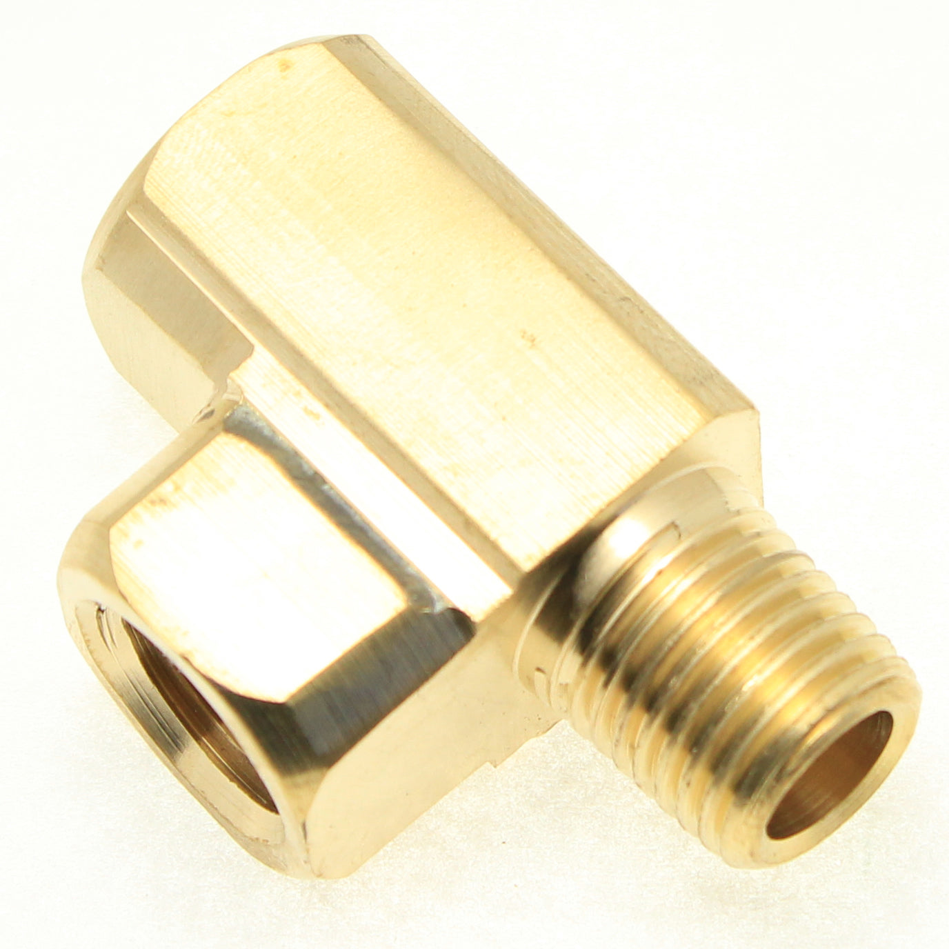 Brass Street Tee 1/2" NPT Female - 1/2" NPT Male