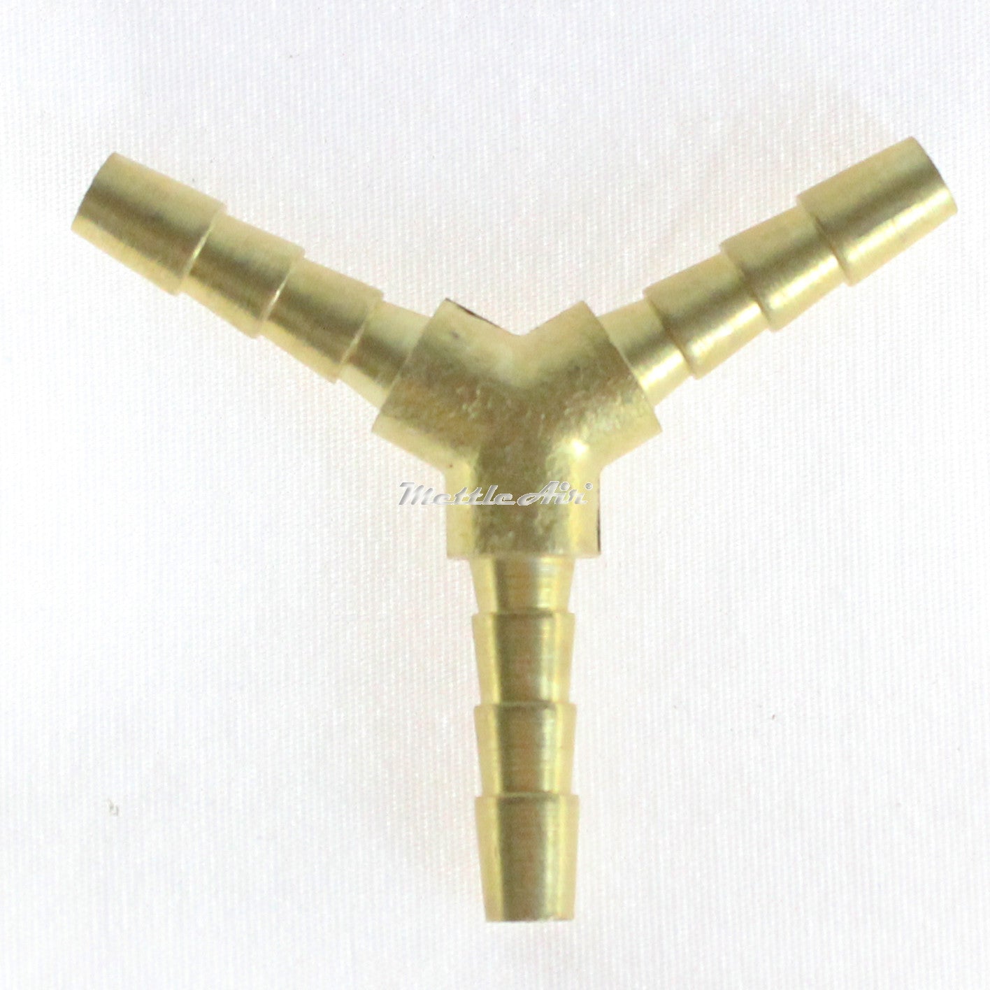 1/4" Hose ID Y Barb Brass Fitting  Air/Water/Fuel/Oxygen/Acetylene