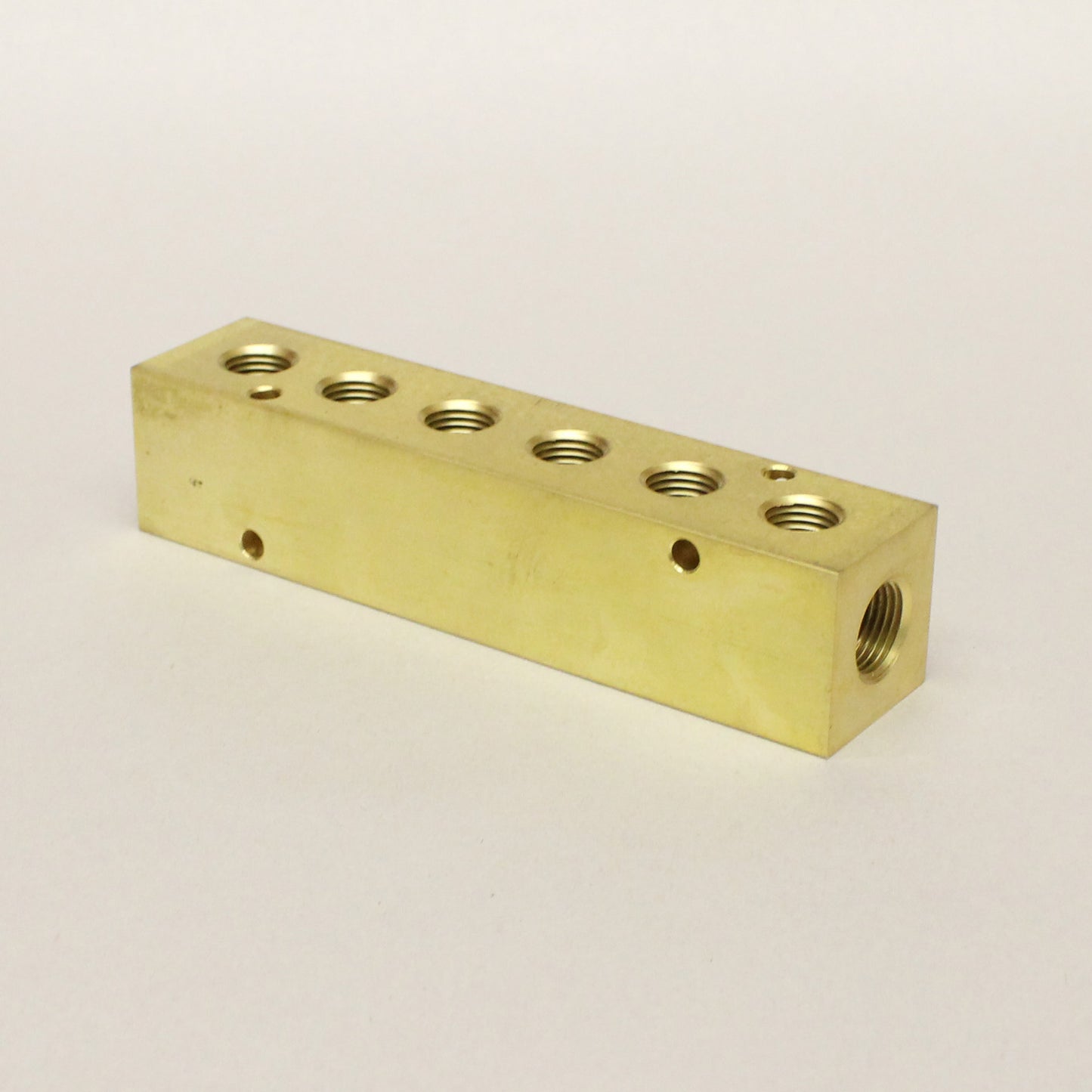 BRASS Manifold 2 x 3/8" NPT IN - 6 x 1/4" NPT Out