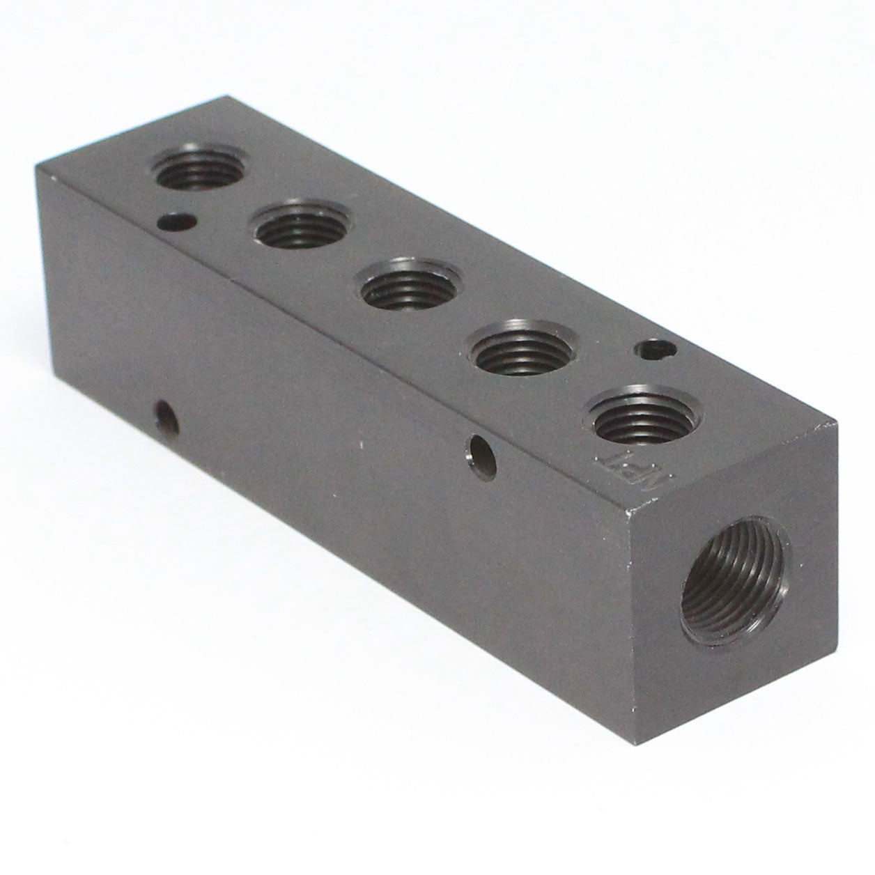 Aluminum Manifold 2 x 1/4" NPT IN - 5 x 1/8" NPT Out