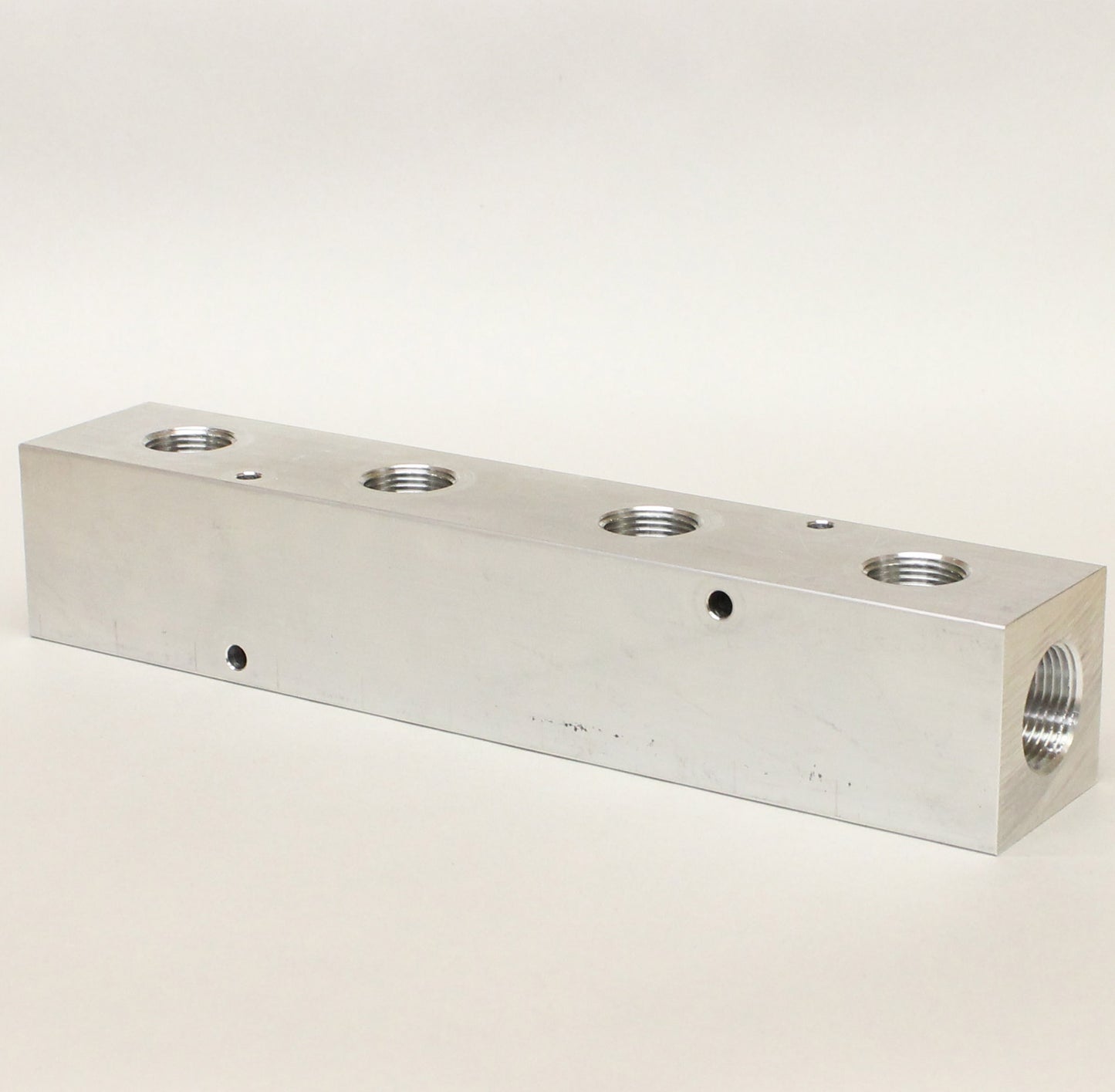 Aluminum Manifold 2 x 1" NPT IN - 4 x 3/4" NPT Out