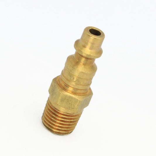 1/2" Body x 1/2" NPT Male Industrial Interchange Nipple Brass