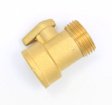 3/4" GHT Female x 3/4" GHT Brass/Shut Off Water Hose Valve by MettleAir