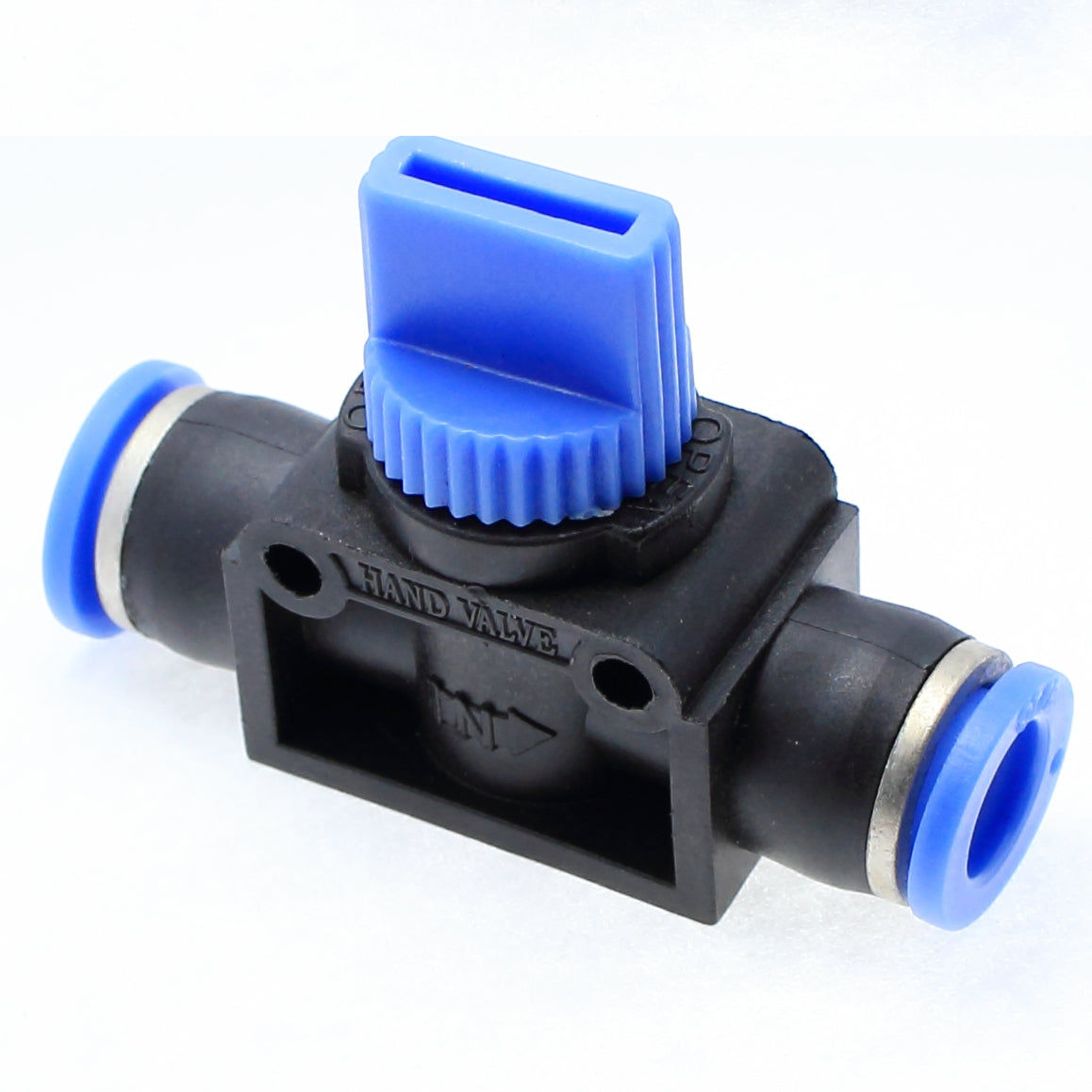 Push to Connect 3 Way Hand Valve Union 6 mm OD - 6 mm OD