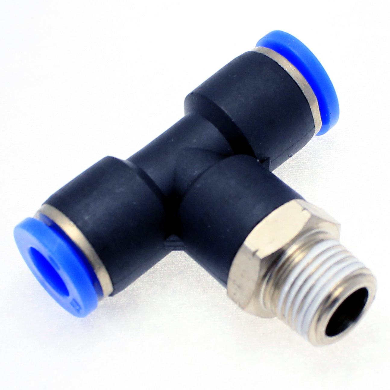 Push to Connect Branch Tee 3/8" OD - 1/2" NPT Male