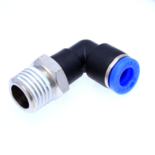 Push to Connect 90° Elbow Fitting 6 mm OD - M8 x 1.25 Male