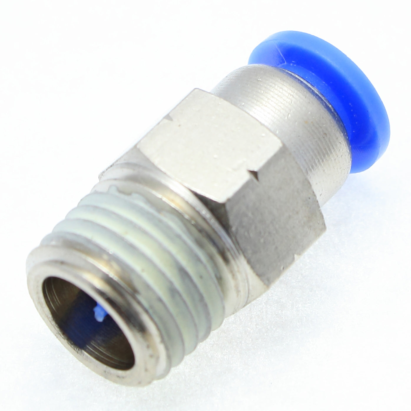 Push to Connect Stop Fitting Male 3/8" OD - 1/4" NPT Male