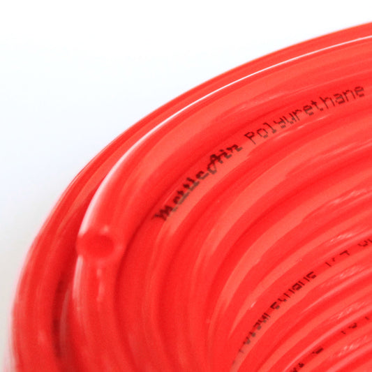 Tube PU 3/8" OD 30 mètres (98 pi) ROUGE 