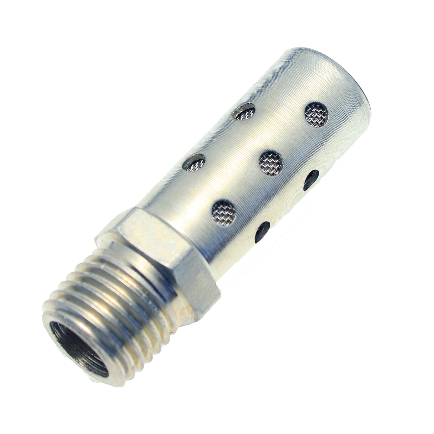 Zinc Plated Steel High Flow Silencer 1/2" NPT