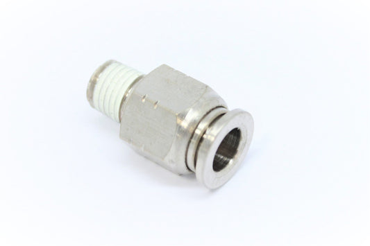 Brass Straight Push To Connect Fitting 5/32" OD x 1/16" NPT Male