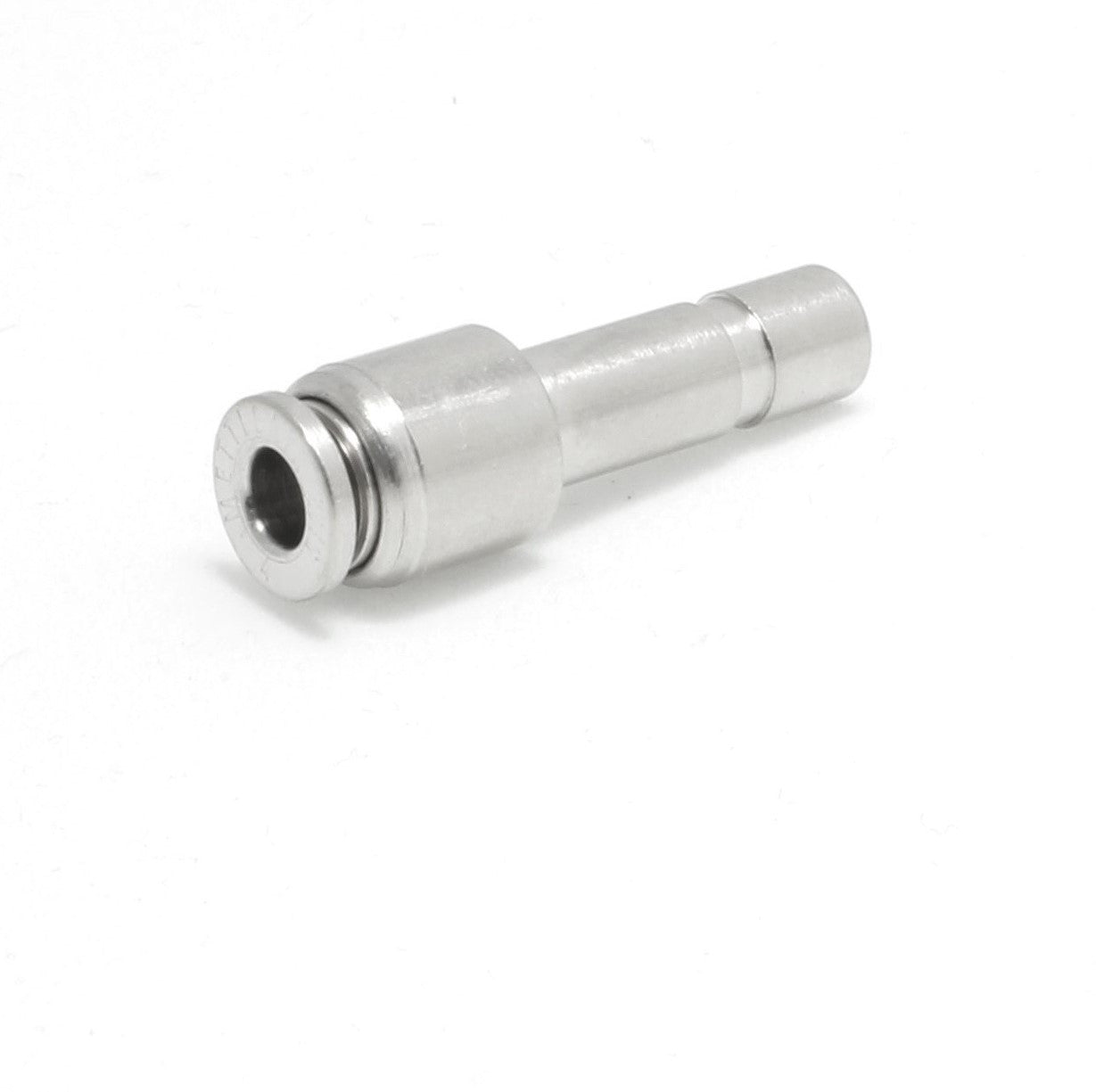 Push to Connect Nickel Plated Straight Plug-In Reducer 12 mm OD - 8 mm OD